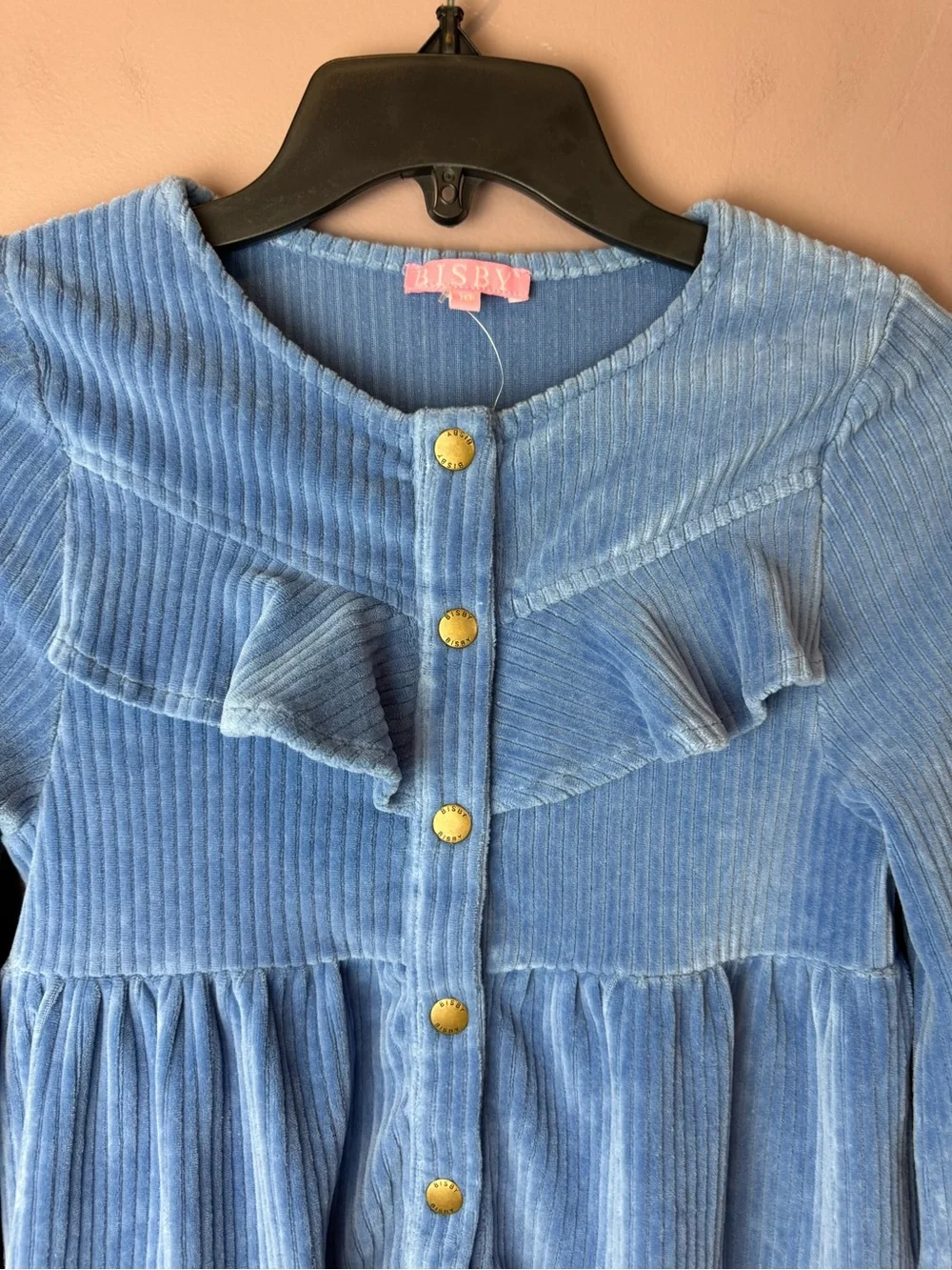 Bisby Blue Long Sleeve Dress - Kids Sz 10